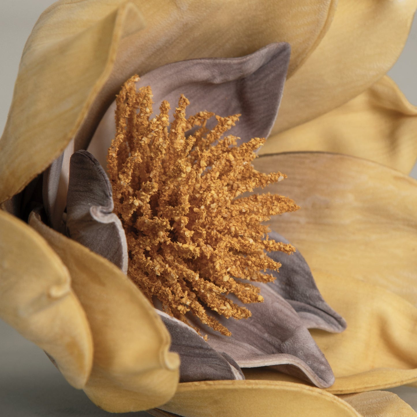 Yellow & Coffee Sunflower Faux Flower