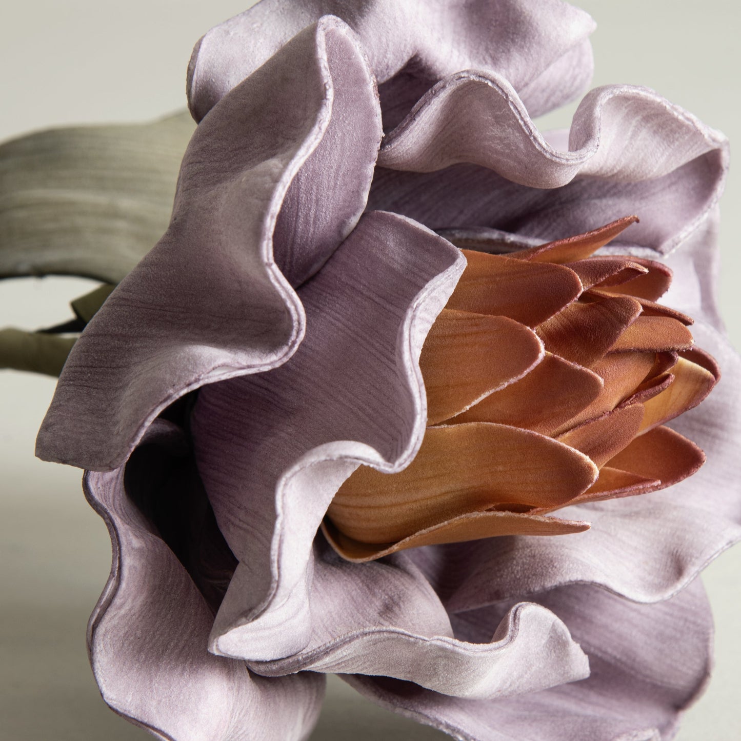 Purple & Orange Magnum Foam Flower